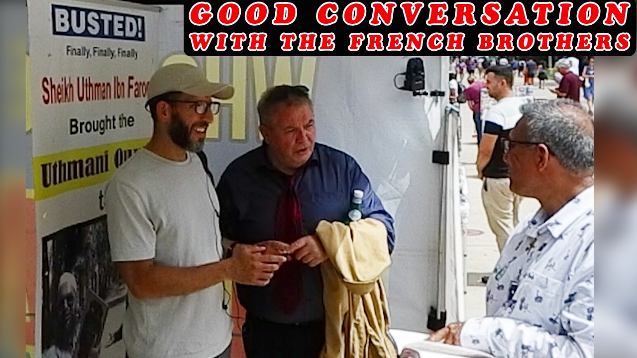 Good conversation with the French brothers./BALBOA PARK